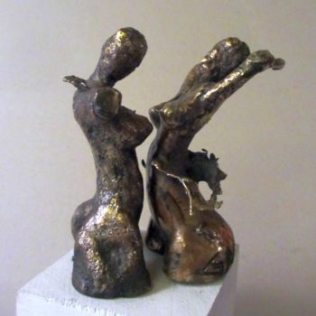 Sculpture titled "Neither tango nor t…" by Goran Nemarnik, Original Artwork, Bronze