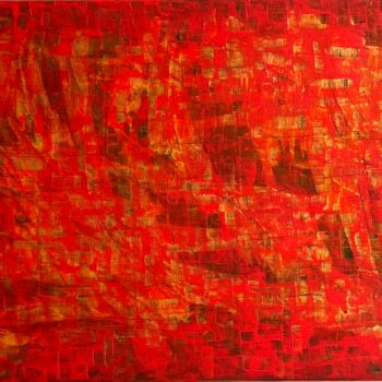 Painting titled "Red Point" by Gordeco®, Original Artwork, Acrylic