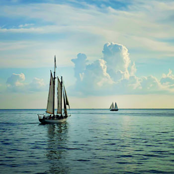 摄影 标题为“sailboats florida” 由Gor Don(Gnie), 原创艺术品, 数码摄影