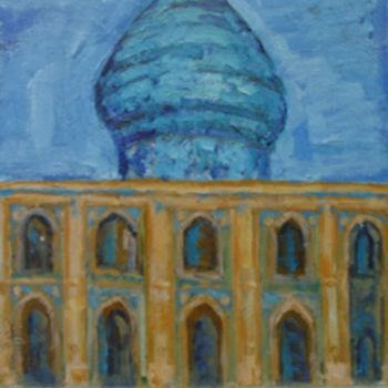 Peinture intitulée "ricordo di Esfahan…" par Bruno, Œuvre d'art originale, Huile