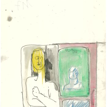 Drawing titled "studio-per-un-gross…" by Bruno, Original Artwork, Other