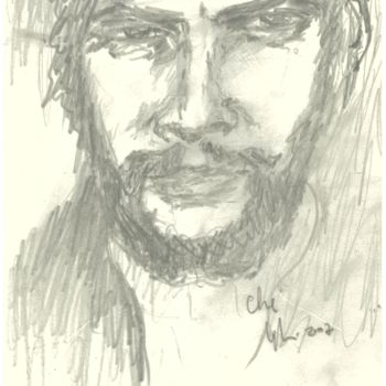 Drawing titled "che" by Bruno, Original Artwork, Pencil