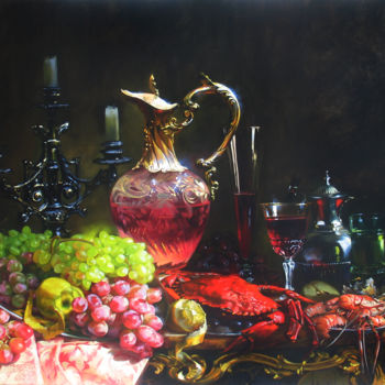 Картина под названием "Натюрморт" - Светлана Горячева, Подлинное произведение искусства, Масло