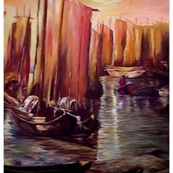 Painting titled "var/rel/08" by Gosai Jitendra, Original Artwork