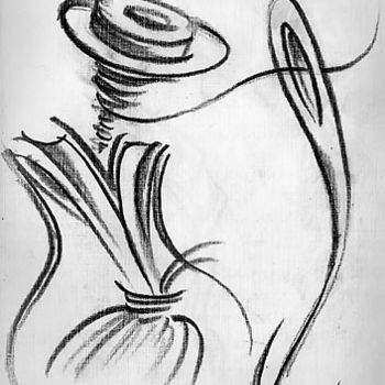 Рисунок под названием "Ниткина ласкает Иго…" - Goshanik, Подлинное произведение искусства