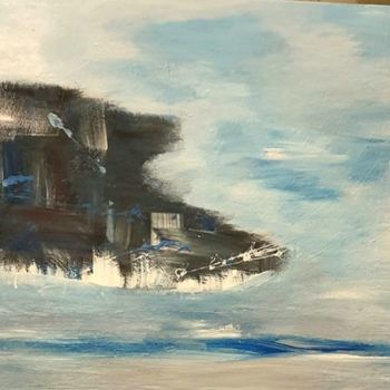 Painting titled "Submersion" by Valérie Gosse, Original Artwork, Acrylic