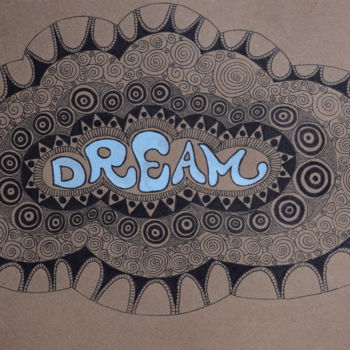 Drawing titled "dream" by Gotié, Original Artwork, Ink