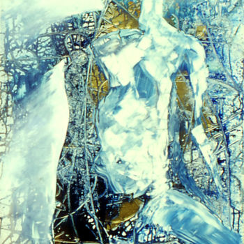 Malarstwo zatytułowany „L'hiver” autorstwa Gotz, Oryginalna praca, Akryl