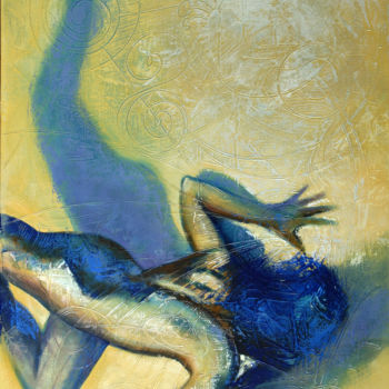 Peinture intitulée "Profondeur de l'être" par Gotz, Œuvre d'art originale, Acrylique