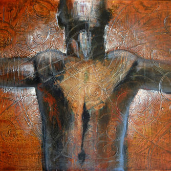 Peinture intitulée "Révélation" par Gotz, Œuvre d'art originale, Acrylique