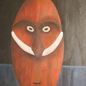 Pintura titulada "Masque 2" por Pag, Obra de arte original, Oleo