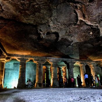 Photography titled "Ajanta Cave - 2000…" by Goutam Chakraborty, Original Artwork