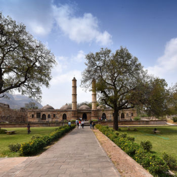 Photography titled "Old Mosque in Gujar…" by Goutam Chakraborty, Original Artwork