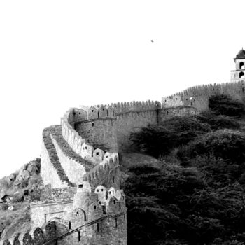 Photography titled "Fort of Rajasthan -…" by Goutam Chakraborty, Original Artwork, Digital Photography