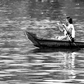 Photography titled "Me and My Boat!" by Goutam Chakraborty, Original Artwork, Digital Photography