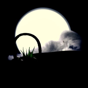 Фотография под названием "Studio Moon" - Goutam Chakraborty, Подлинное произведение искусства