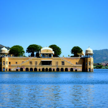 Fotografia intitulada "Water Palace in Jai…" por Goutam Chakraborty, Obras de arte originais