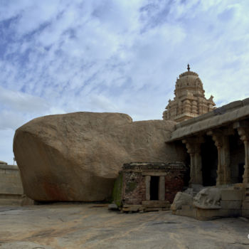 Photography titled "Ancient Temple with…" by Goutam Chakraborty, Original Artwork