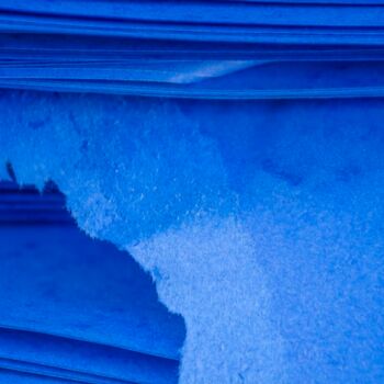 Fotografie getiteld "Deep Blue..." door Graal, Origineel Kunstwerk, Niet gemanipuleerde fotografie Gemonteerd op Aluminium