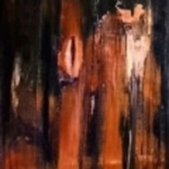 Pintura intitulada "Embrasement" por Rodolphe Grabowski, Obras de arte originais, Óleo