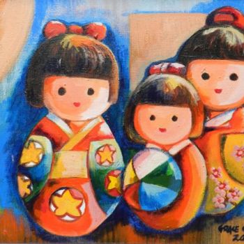 Painting titled "GraceChoong_Japanes…" by Grace Choong, Original Artwork, Oil