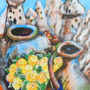 Painting titled "a-fairy_chimneys_46…" by Grace Choong, Original Artwork