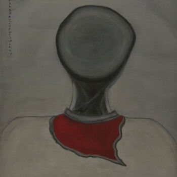 Peinture intitulée "Afleur de peau II" par Gracianne Vallet, Œuvre d'art originale, Huile