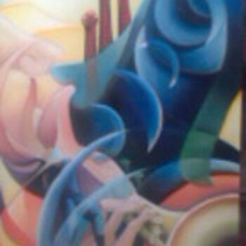 Картина под названием "Musica I" - Graciela Hidalgo, Подлинное произведение искусства
