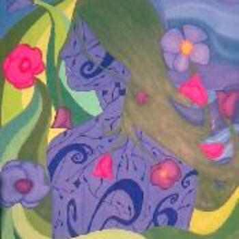 Pintura titulada "Flora y Fauna 2" por Graciela Hidalgo, Obra de arte original