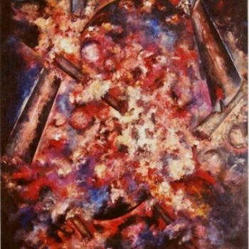 Pintura titulada ""Implosión"" por Graciela Diaz Zaid, Obra de arte original