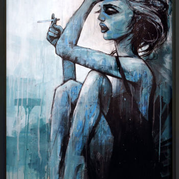 Painting titled "HOLD ON" by Graffmatt, Original Artwork, Acrylic Mounted on Wood Panel