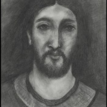 Drawing titled "Isus" by Victor Covaliov, Original Artwork