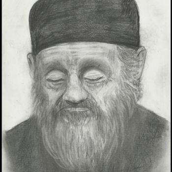Drawing titled "Rugaciune" by Victor Covaliov, Original Artwork