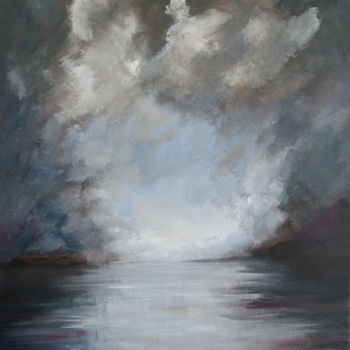 Painting titled "Light reflections" by Graham Evans, Original Artwork, Acrylic
