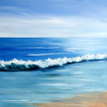 Painting titled "Ocean breeze" by Graham Evans, Original Artwork, Acrylic