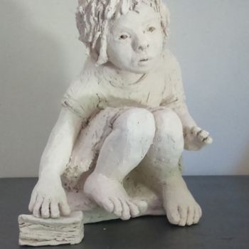 Rzeźba zatytułowany „il est a moi!!!” autorstwa Marie Granger (Mahé), Oryginalna praca, Terakota