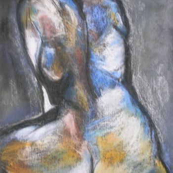 Malerei mit dem Titel "Sans titre" von Marie Granger (Mahé), Original-Kunstwerk, Pastell