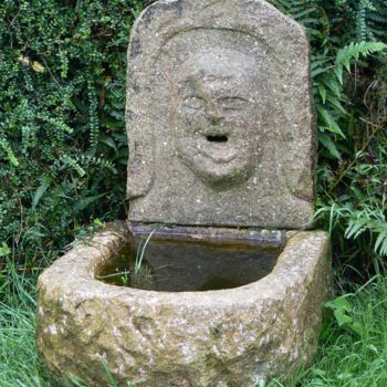 Rzeźba zatytułowany „FONTAINE MURALE” autorstwa Venner Fanch, Oryginalna praca