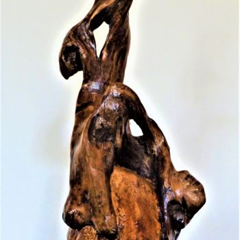 Sculpture titled ""AMALGAME"" by Gérard Amat, Original Artwork, Wood