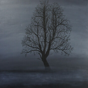 Painting titled "Arbre au poumons 20…" by Thierry Grare, Original Artwork, Acrylic Mounted on Wood Stretcher frame