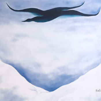 Malerei mit dem Titel "Luft" von Gratiana Joanna, Original-Kunstwerk, Öl