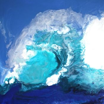 Painting titled "Wave is a Gayety Fl…" by Gray Jacobik, Original Artwork, Other