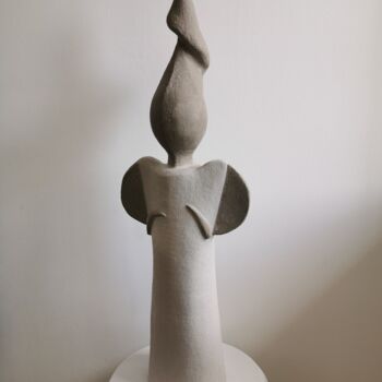 Sculpture intitulée "Princess of the Aby…" par Grazia Compagnino, Œuvre d'art originale, Argile