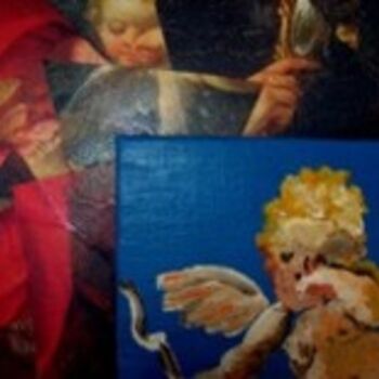 Pittura intitolato "dettaglio Cupìdo" da Grazia Barbi, Opera d'arte originale