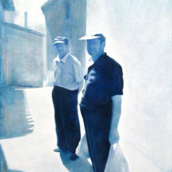 Peinture intitulée "Macario e Perico" par Antonio Graziano, Œuvre d'art originale