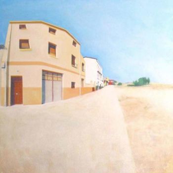 Pintura intitulada "Calle san isidro 5" por Antonio Graziano, Obras de arte originais