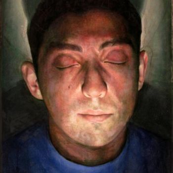 Pittura intitolato "Joven pintor realis…" da Antonio Graziano, Opera d'arte originale