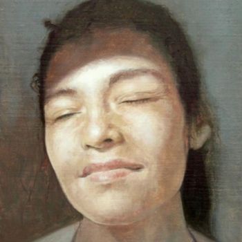 Painting titled "Yolanda" by Antonio Graziano, Original Artwork