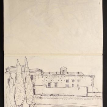 Zeichnungen mit dem Titel "cuaderno / chinchón…" von Antonio Graziano, Original-Kunstwerk