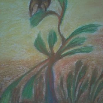 "PLANTE DU DESERT" başlıklı Tablo Grazianna G... tarafından, Orijinal sanat, Pastel
